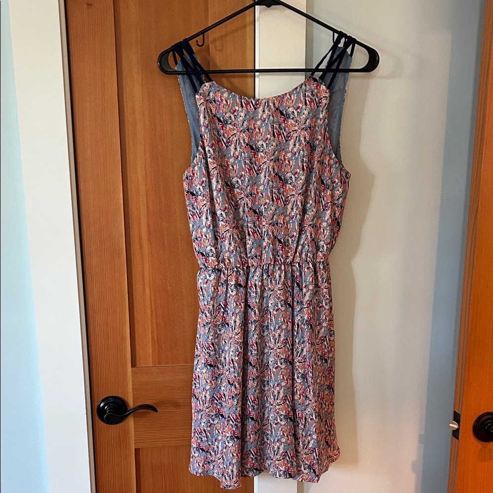 Lush Multicolor Floral Mini Dress